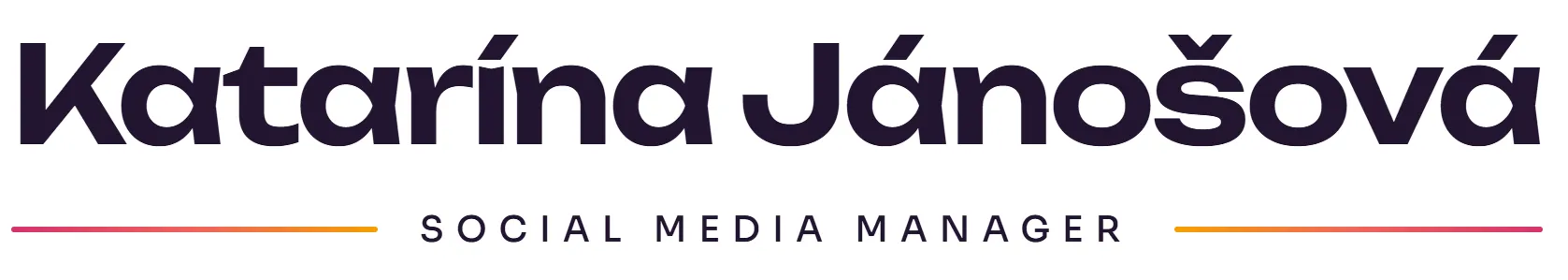 Katarína Jánošová – Social Media